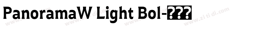 PanoramaW Light Bol字体转换